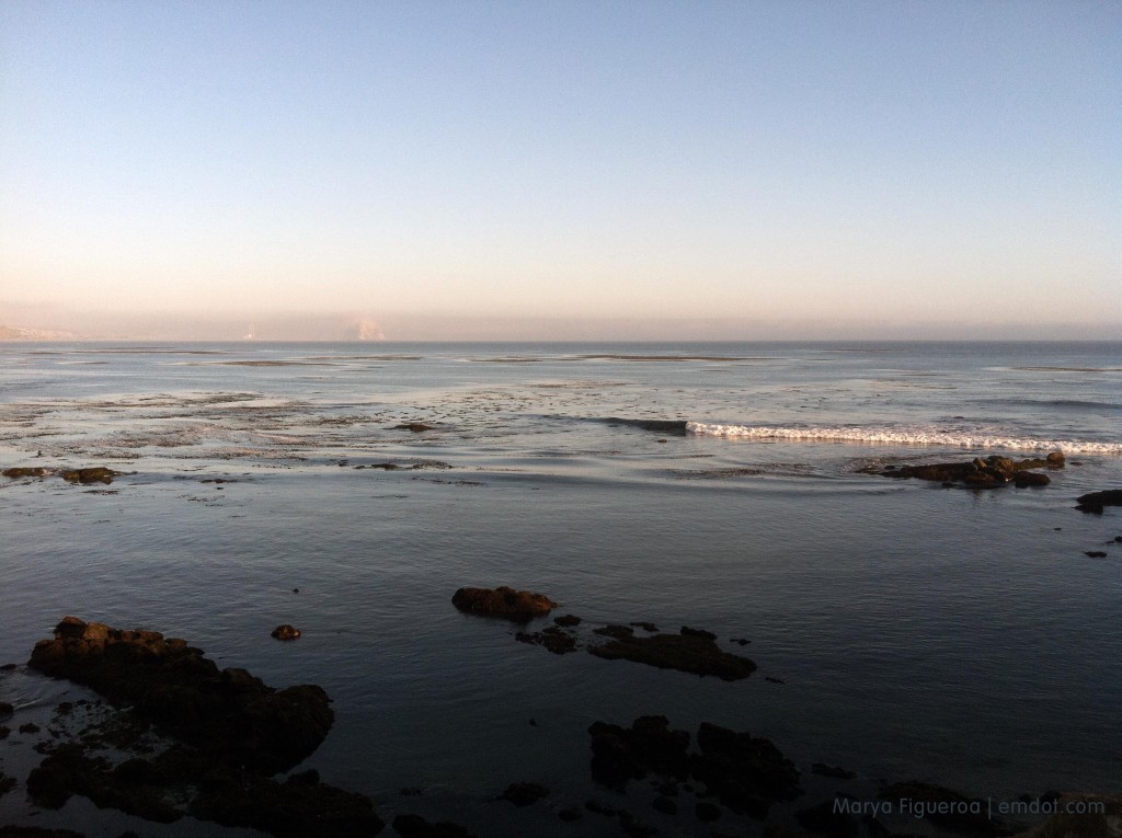 Looking out into the ocean