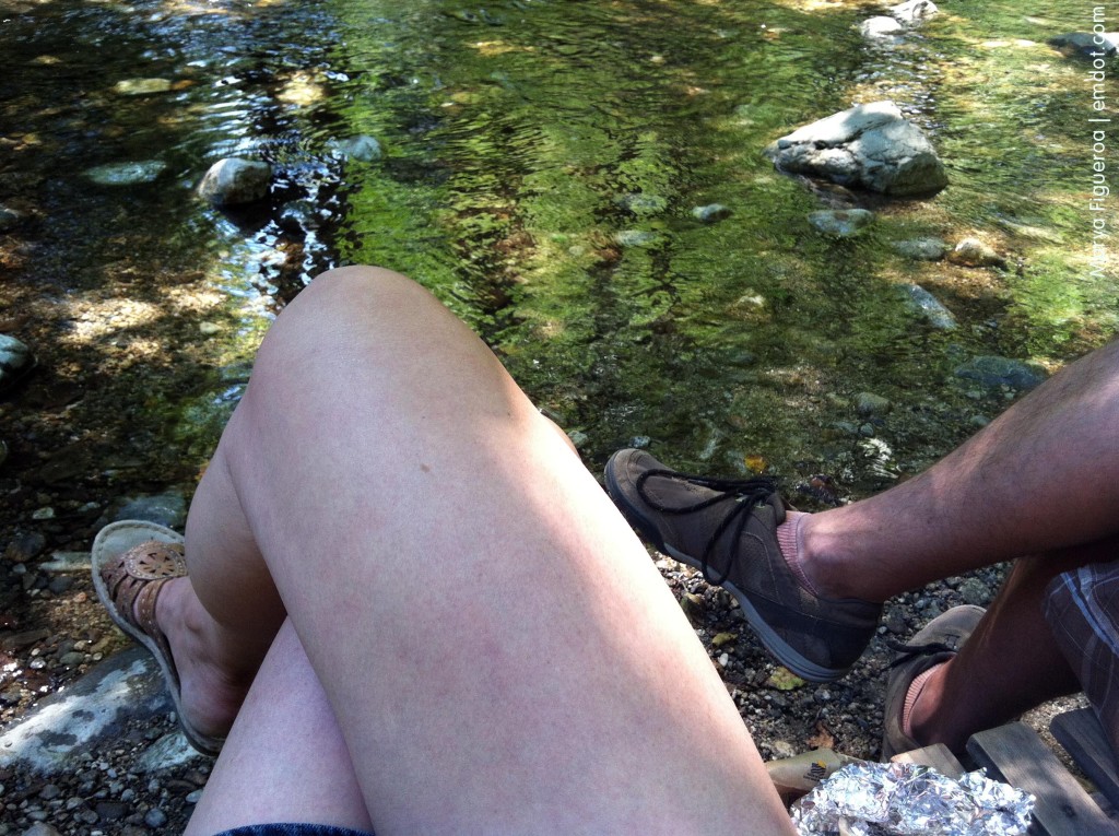 Sitting at the Big Sur River