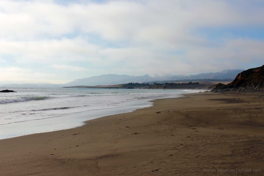 Looking north towards San Simeon