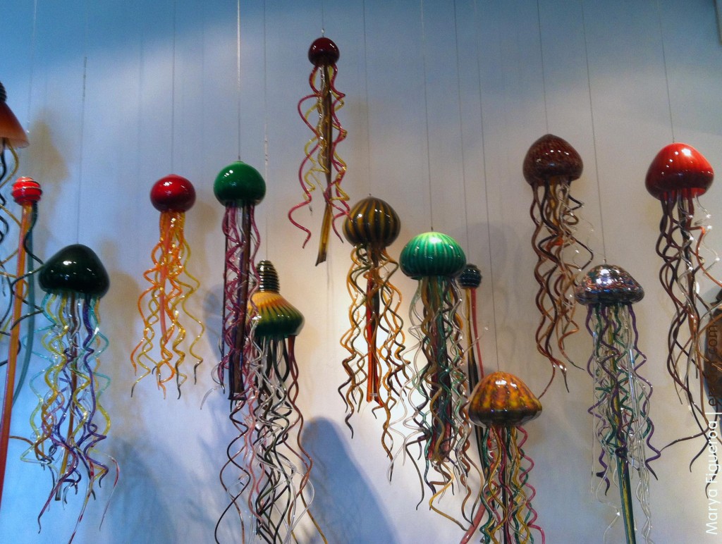 Blown glass jellyfish