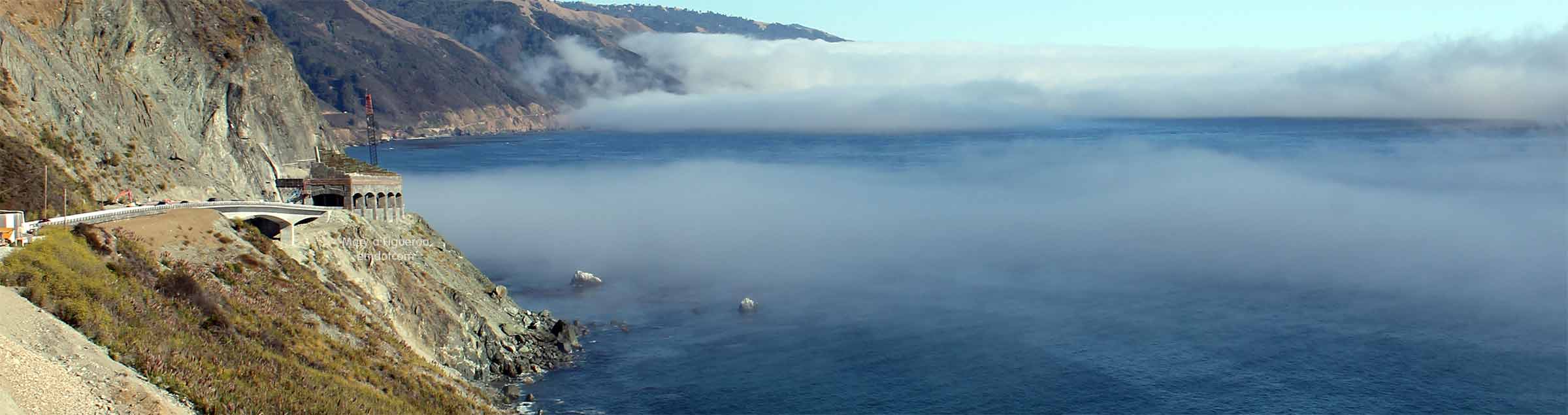 Pitkins Curve and Rain Rocks and the Big Sur coastline